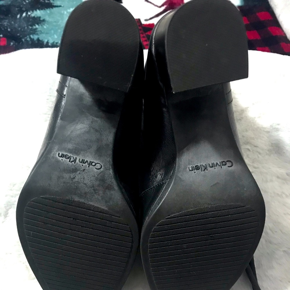 Calvin Klein Saffiano/Cow Roma black boot - Picture 4 of 4